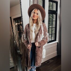 NWT Impressions Entro Chenille Cardigan